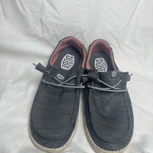 Hey Dude Charcoal Canvas